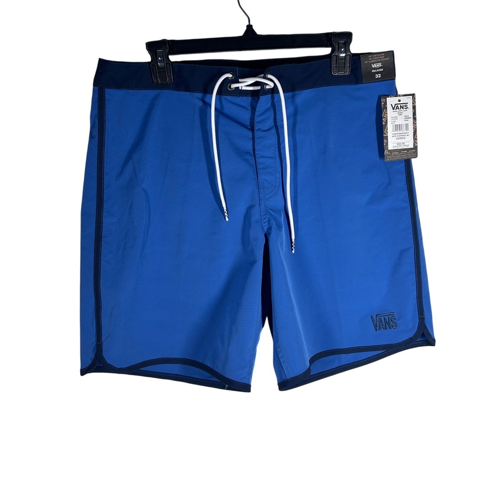 Vans Ever Ride Boardshorts Blue Mens Size 32 Swim Trunks Shorts New with Tags‎